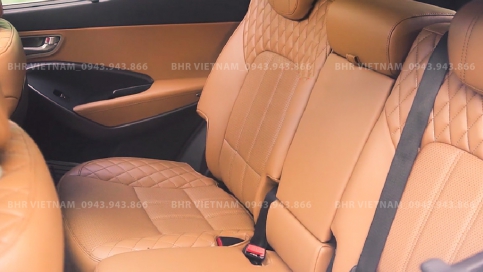 Bọc ghế da công nghiệp ô tô Hyundai Santafe: Cao cấp, Form mẫu chuẩn, mẫu mới nhất